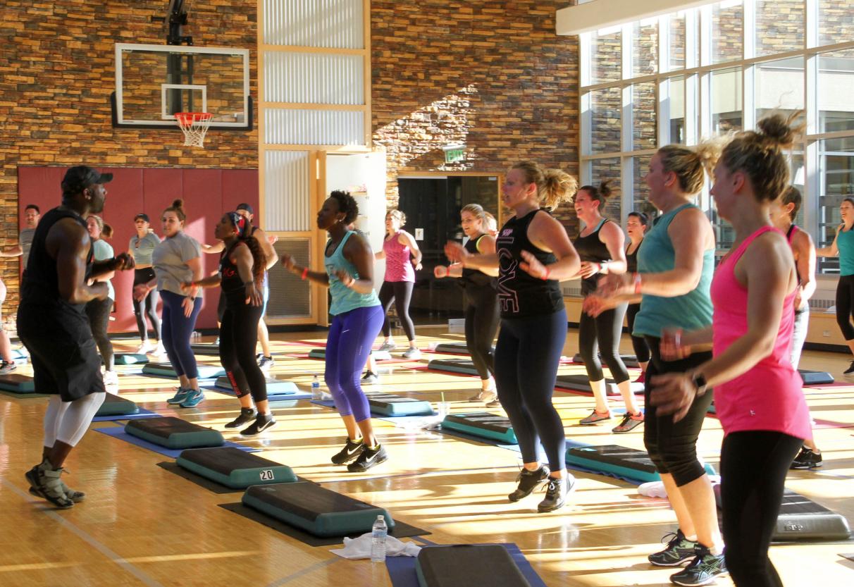 Group exercise class